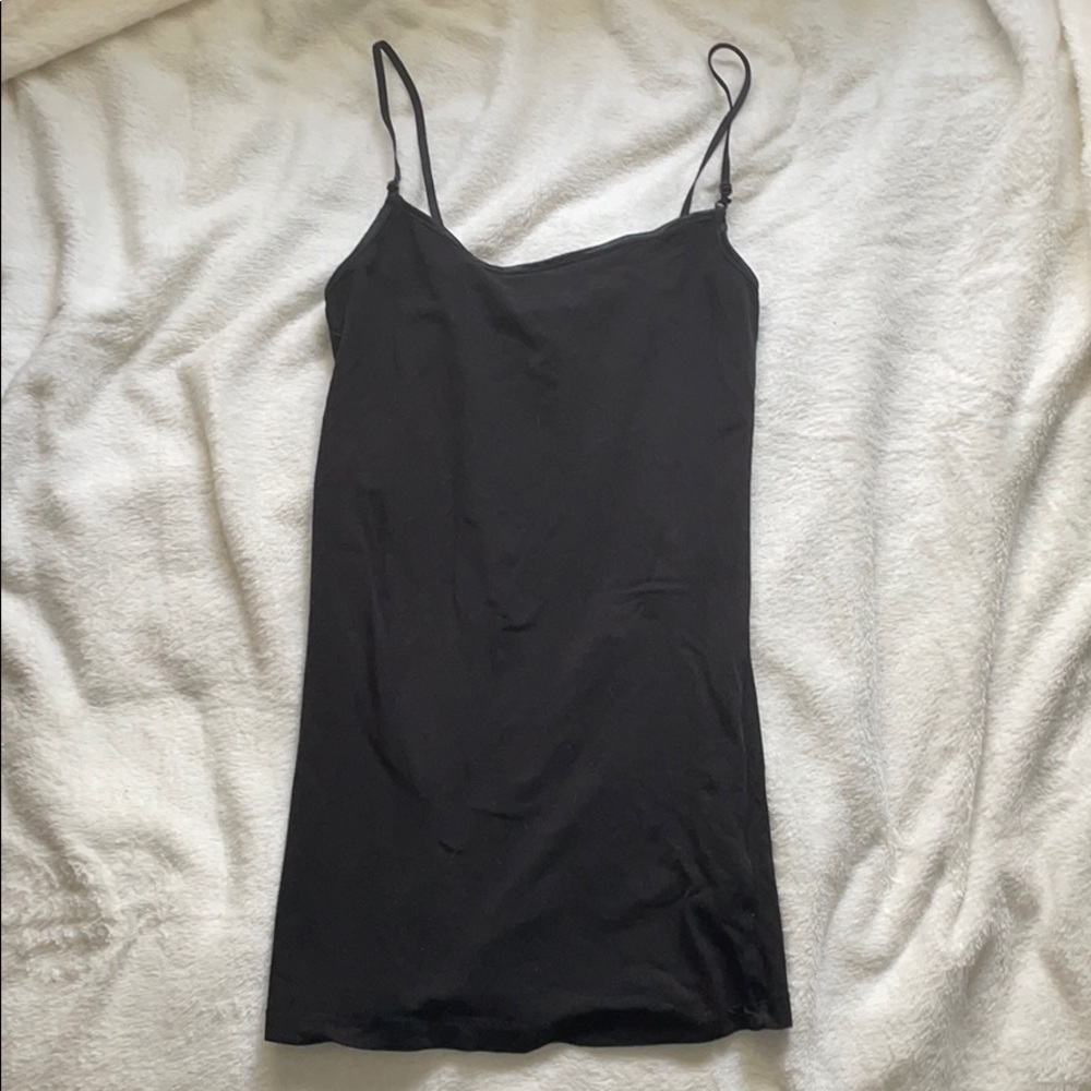 Black tank top
